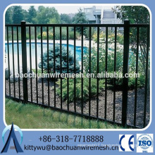 Rodent proof Wrought Iron fence , Renewable Source Aluminum Fence panels, Anti-rust steel fence